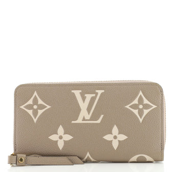 Louis Vuitton Zippy Wallet Bicolor Monogram Empreinte Giant