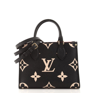 Louis Vuitton OnTheGo Tote Bicolor Monogram Empreinte Giant PM