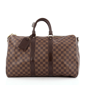 Louis Vuitton Keepall Bandouliere Bag Damier 45