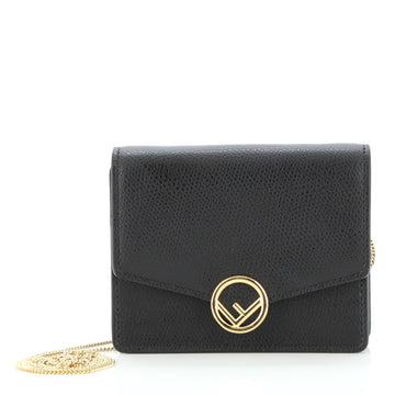 Fendi F is Fendi Envelope Wallet on Chain Leather Mini