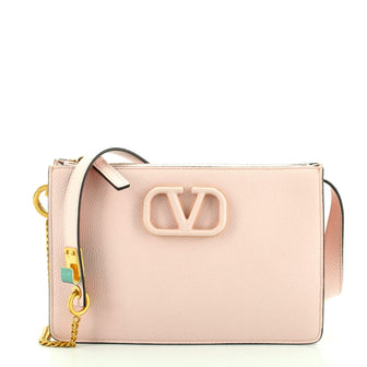 Valentino VLogo Crossbody Bag Leather