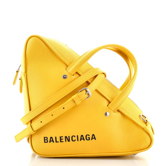 Balenciaga Triangle Duffle Bag Leather XS