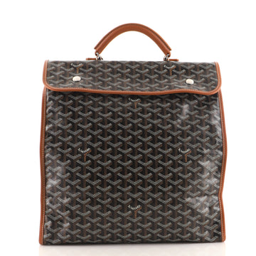 Goyard Saint Leger Briefcase Backpack Coated Canvas