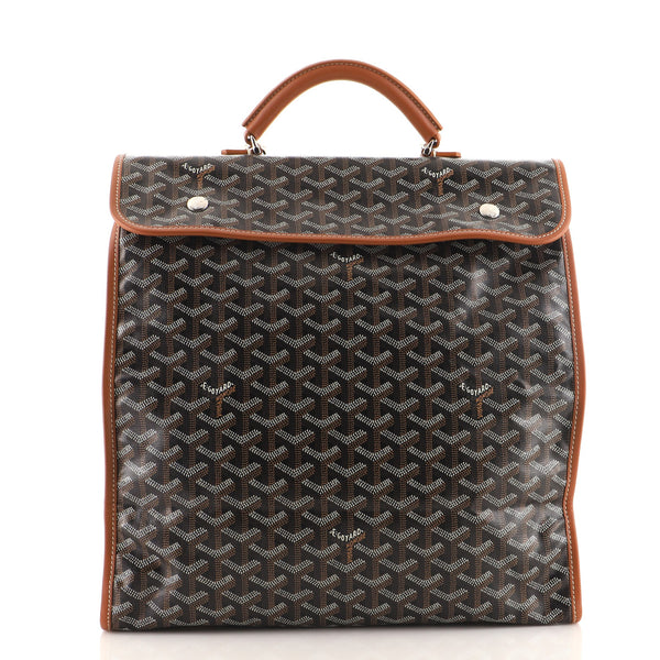 Goyard, Bags, Goyard St Leger Backpack Coated Canvas Leather