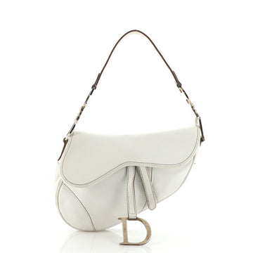 Christian Dior Vintage Saddle Bag Leather Medium