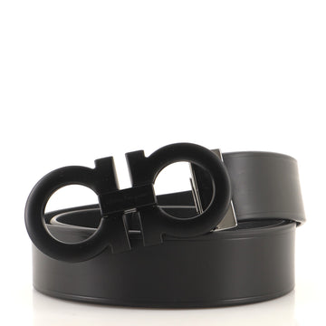 Salvatore Ferragamo Gancini Belt Leather Wide