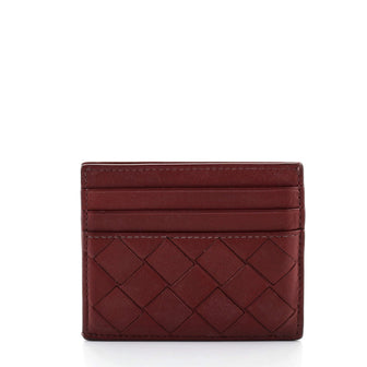Bottega Veneta Card Holder Intrecciato Leather