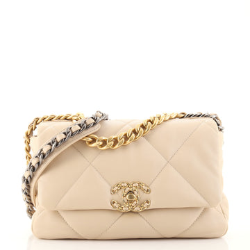 Chanel 19 Flap Bag Quilted Lambskin Medium