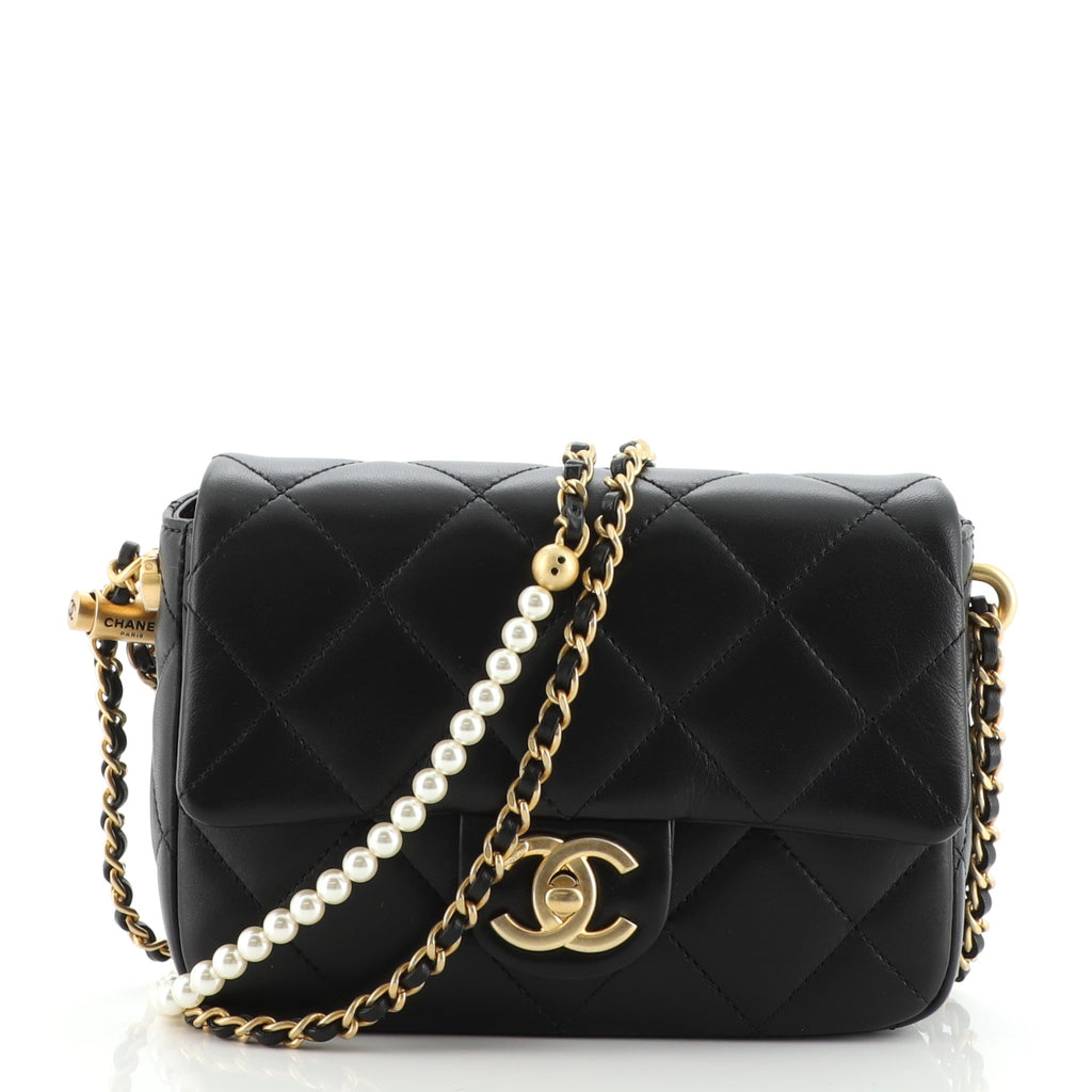 Chanel Vintage Full Flap Bag Quilted Lambskin Mini at 1stDibs  chanel full  flap mini, chanel mini flap vintage, vintage chanel full flap bag