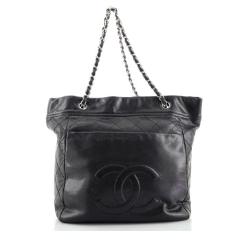 Chanel Timeless Pocket Tote Soft Caviar North South