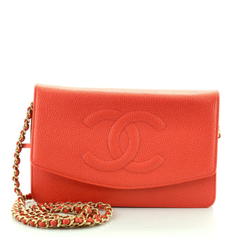 Chanel Timeless Wallet on Chain Caviar