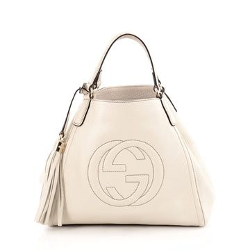 Gucci Soho Convertible Top Handle Bag Leather Small