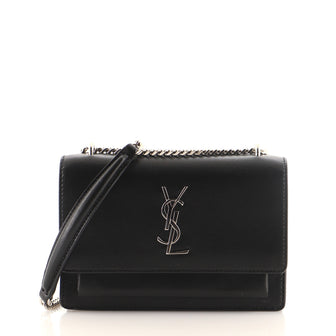 Saint Laurent Sunset Chain Wallet Leather