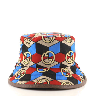 Gucci Gucci x The North Face Reversible Bucket Hat Printed Nylon