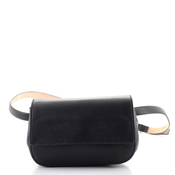 Valentino Flap Belt Bag Leather Small
