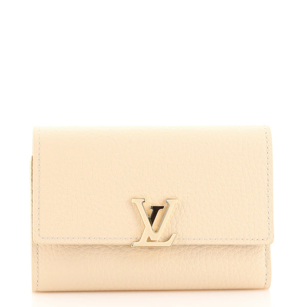 Louis Vuitton Capucines Wallet Leather Neutral 21548758