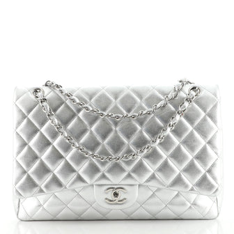 Chanel Classic Single Flap Bag Quilted Lambskin Maxi