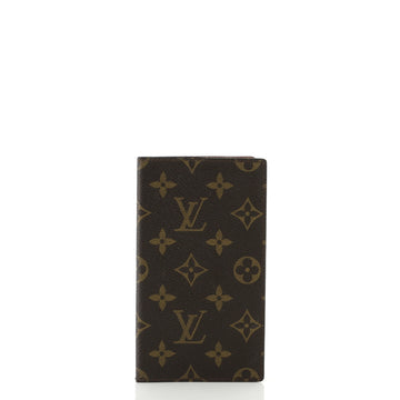 Louis Vuitton Checkbook Cover Monogram Canvas