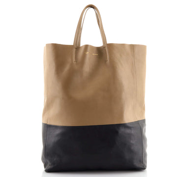 Celine Vertical Bi-Cabas Tote Leather Large
