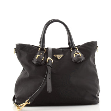Prada Convertible Belted Tote Tessuto Large