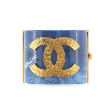 Chanel CC Cuff Bracelet Resin with Metal