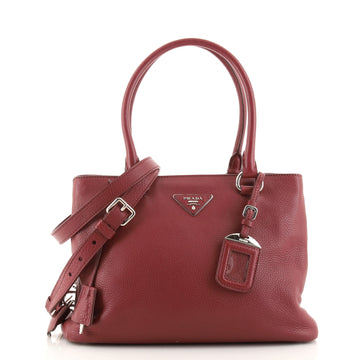 Prada Zip Around Convertible Tote Vitello Daino Medium
