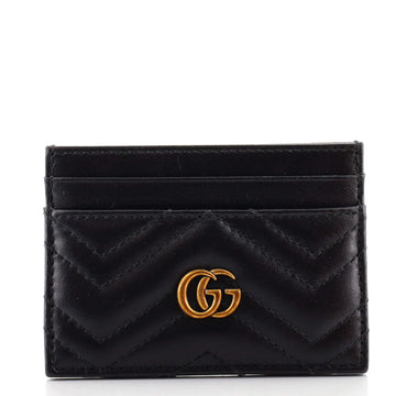 Gucci GG Marmont Card Holder Matelasse Leather