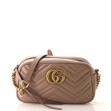 Gucci GG Marmont Shoulder Bag Matelasse Leather Small