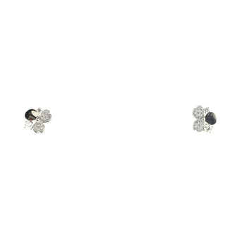 Tiffany & Co. Paper Flowers Cluster Stud Earrings Platinum and Diamonds