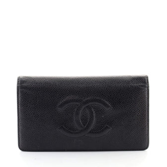 Chanel Timeless L-Yen Wallet Caviar Long