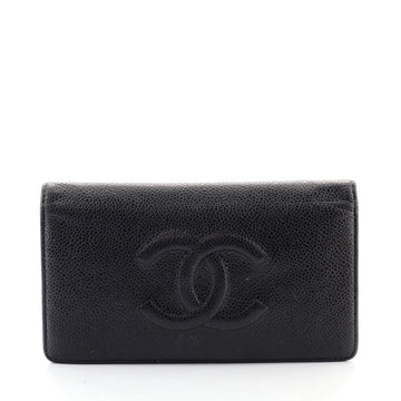 Chanel Timeless L-Yen Wallet Caviar Long