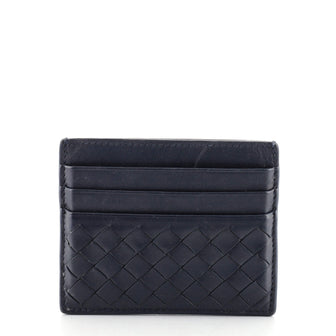 Bottega Veneta Card Holder Intrecciato Leather