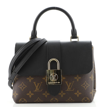 Louis Vuitton Locky Handbag Monogram Canvas with Leather BB