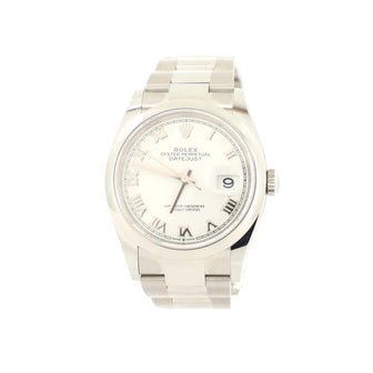 Rolex Oyster Perpetual Datejust Automatic Watch Stainless Steel 36