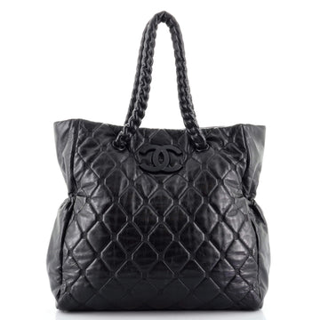 Chanel Hidden Chain Tote Quilted Lambskin