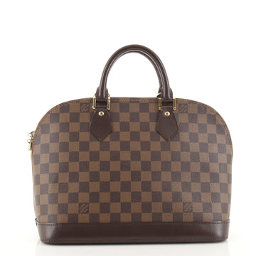Louis Vuitton Vintage Alma Handbag Damier PM