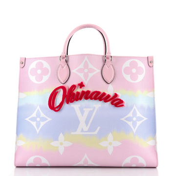 Louis Vuitton OnTheGo Tote Limited Edition Cities Escale Monogram Giant GM
