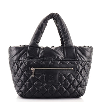 Chanel Coco Cocoon Reversible Tote Quilted Nylon Small
