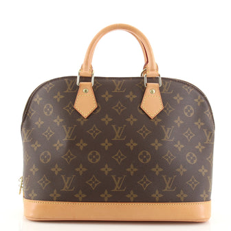 Louis Vuitton Vintage Alma Handbag Monogram Canvas PM