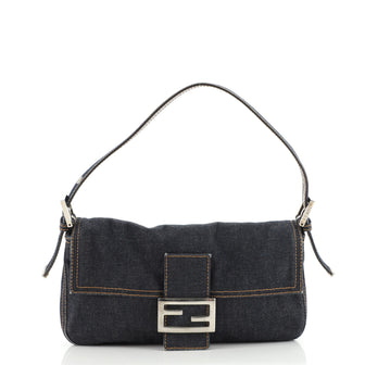 Fendi Baguette Bag Denim