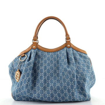 Gucci Sukey Tote GG Denim Large