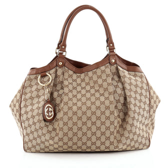 Gucci Sukey Tote GG Canvas Large