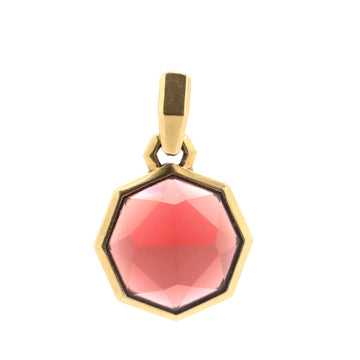 David Yurman Fortune Pendant Pendant & Charms 18K Yellow Gold and Garnet