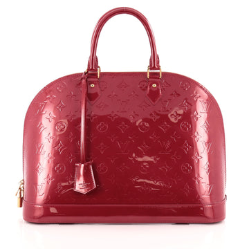 Louis Vuitton Alma Handbag Monogram Vernis GM