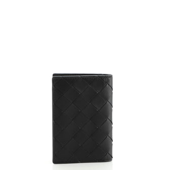 Bottega Veneta Bifold Card Holder Intercciato Leather