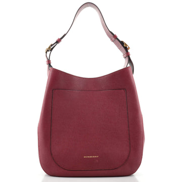 Burberry Elmstone Hobo Leather Medium