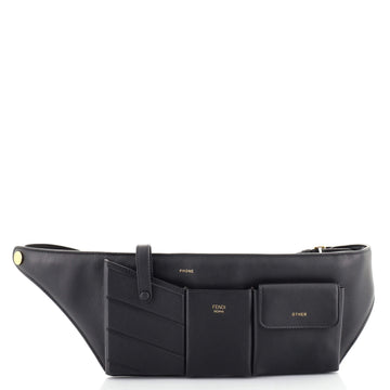 Fendi 3 Pockets Belt Bag Leather