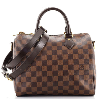 Louis Vuitton Speedy Bandouliere Bag Damier 25