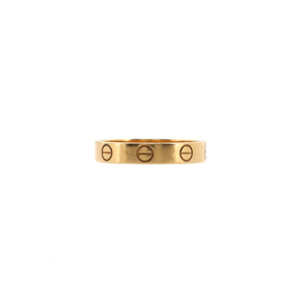 Cartier Love Wedding Band Ring 18K Yellow Gold