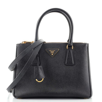 Prada Galleria Double Zip Tote Saffiano Leather Medium